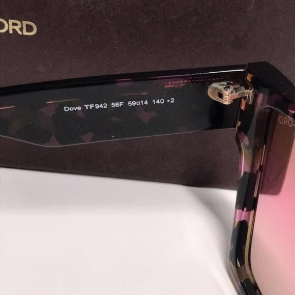 NEW Authentic Ford Women\'s Pink Sunglasses TF942 56F main image 10